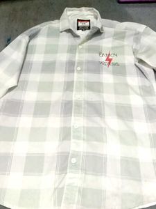 Checkered Button-Down Shirt