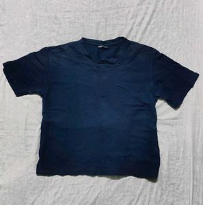 Navy Blue Zara T-Shirt