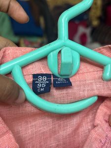 NEW khadi Cotton Peach Self Embroidered Mens Kurta