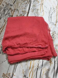 Rose Pink Solid Dupatta 💓