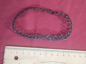 Silver Tone Circle Pendant Necklace