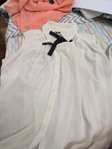 White Formal Top