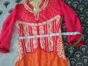 Buy 1 party wear kurta and leggings , Get 1 gown Free
