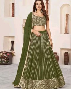 Gorgeous Green Lehenga Choli