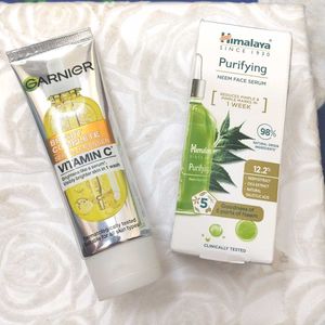 Garnier Vitamin C & Himalaya Serum combo limited o