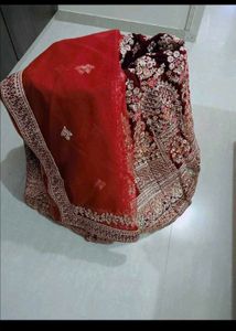 Unstitched Bridal Lehenga Choli