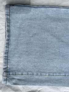 New Jeans With Flowers Print Never Worn