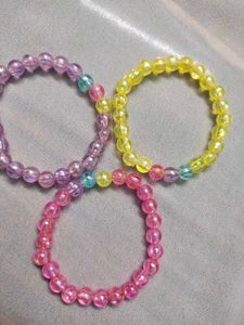 Handmade Beaded Bracelet Set of 3 for trio