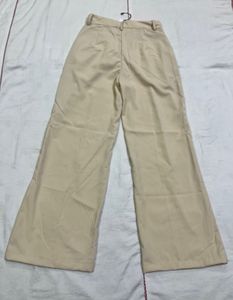 Korean Style Trousers In Off-White
