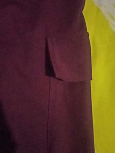 Maroon Casual Pants