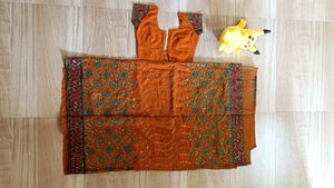 Embroidered Saree with blouse