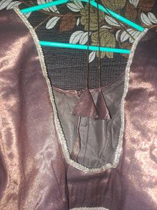 Brown Saree Blouse