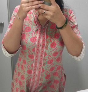 Libas Floral Kurti Set