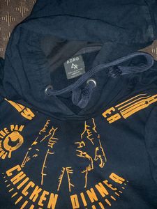 Pubg Navy Blue 800 gsm M size Hoodie