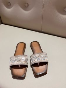 Embellished Brown Flats