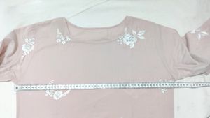 Cotton Pastel Pink Elegant Top
