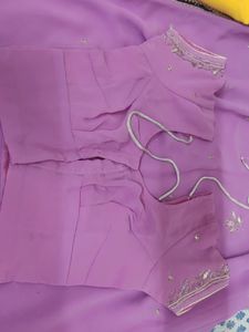 Saree With Blouse Heavy