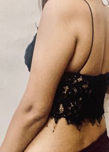 Zara Sexy Black Lace Cami/Blouse/Top 🖤