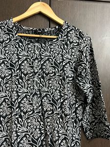 Floral Print Kurta