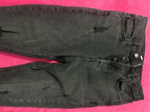 Gray Distressed Jeans