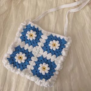 Crochet German Square Bag