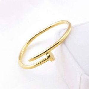Silver and gold Nail Bangle💗💗