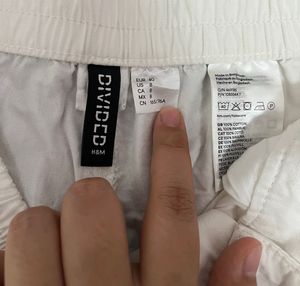 White Cargo Pants