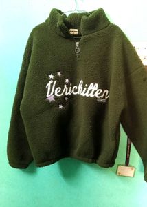 Green Fleece Pullover