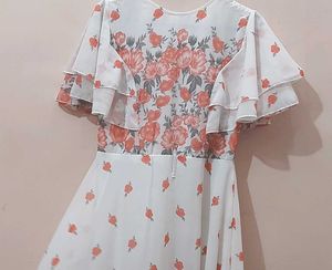 Floral Ruffle Mini Dress