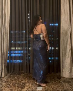 Stunning Sequin Slit Gown