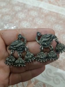2 Everstylish New Silver Jewellery Earrings