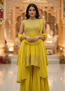 Elegant Yellow Kurta Set✨💕