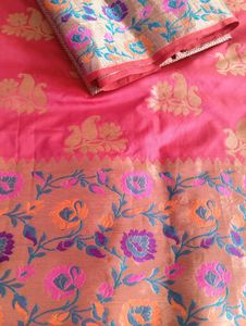 New Saree With Blouse Piece