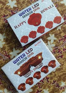 Diwali Sensor Diya 3 packet 1 pakect 6 diye pis