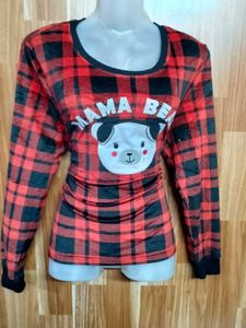 Mama Bear Plaid Top