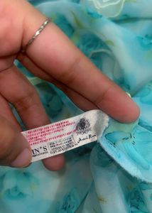 Prettiest Floral Blue Fairycore Dress