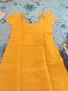 Yellow Dress Material