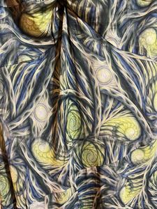 Abstract Asymmetrical Y2K Printed Dress