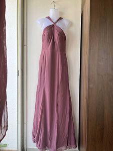 Elegant Mauve Azazie Dress (A6)
