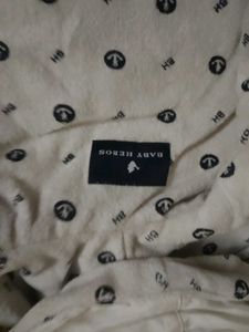 Cute White Kids' Winter Coat