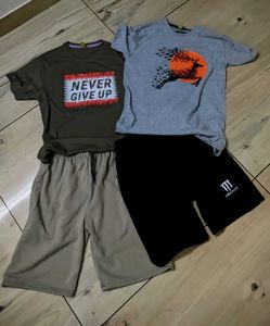 2 T-Shirt &  Shorts (Combo) for low price (