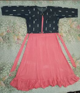Pink Dress With Jacket
