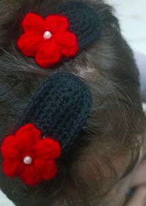 Crochet Hair clip