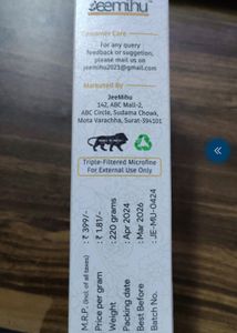 Jeemihu Multani Mitti &amp; Rosewater