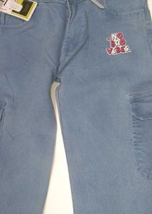 Moto Light Wash Jeans
