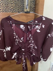 Zara Basic Floral Top