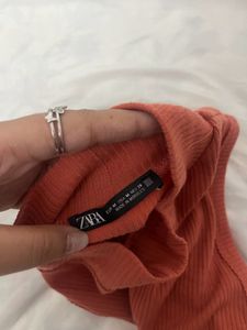Zara Sleeveless Turtleneck Top