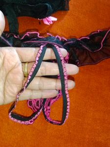 Black &amp; Pink Lingerie Set