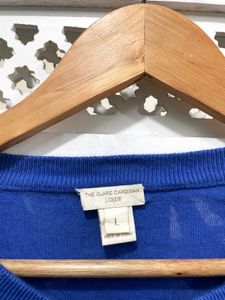 Imported Blue Cardigan Sweater A