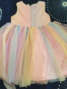 Rainbow Tulle Dress